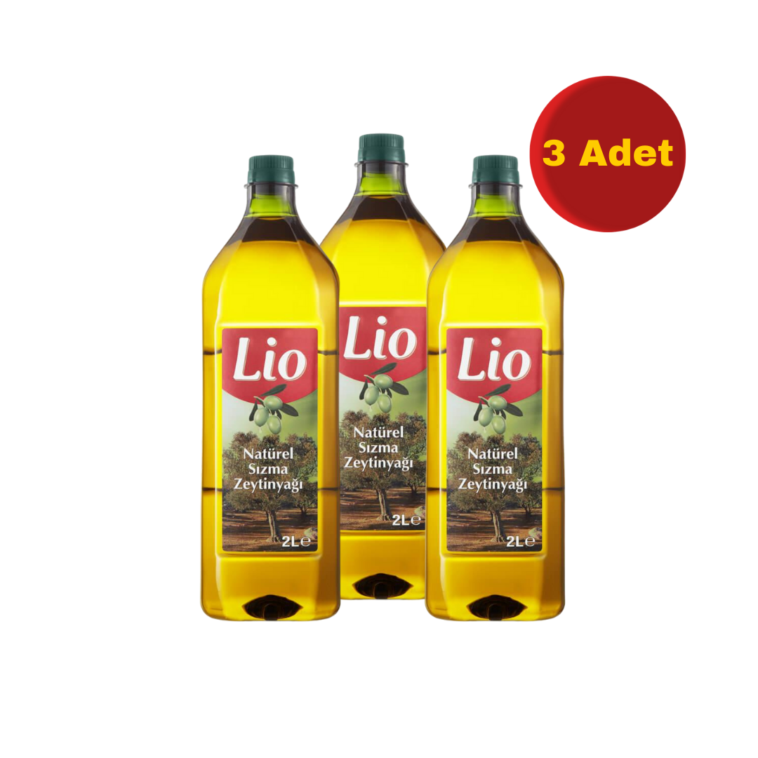 Lio Sızma Zeytinyağı 2 Lt 3 Adet